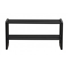 RO Met Shoe Rack Black